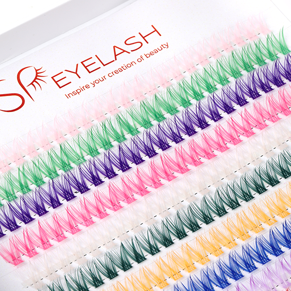 DIY colored Lashes