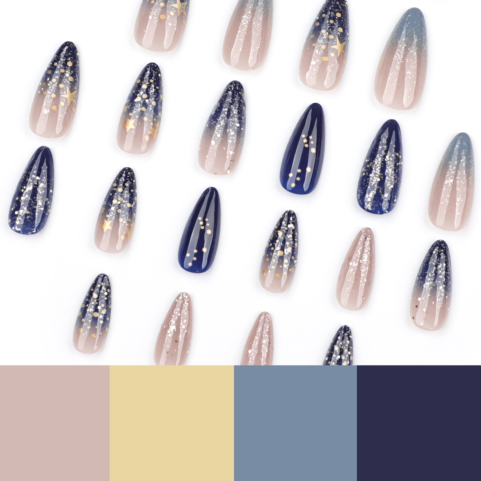 Gel Press On Nails 16 Sizes-32 Pcs Kit X004SWRYDN