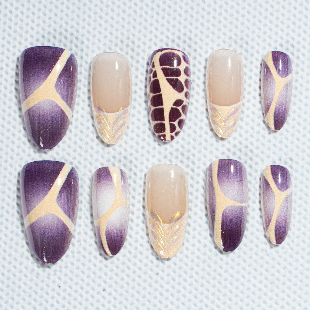 Sale 15 Sizes-30 Pcs 3D Press On nails tk3d03