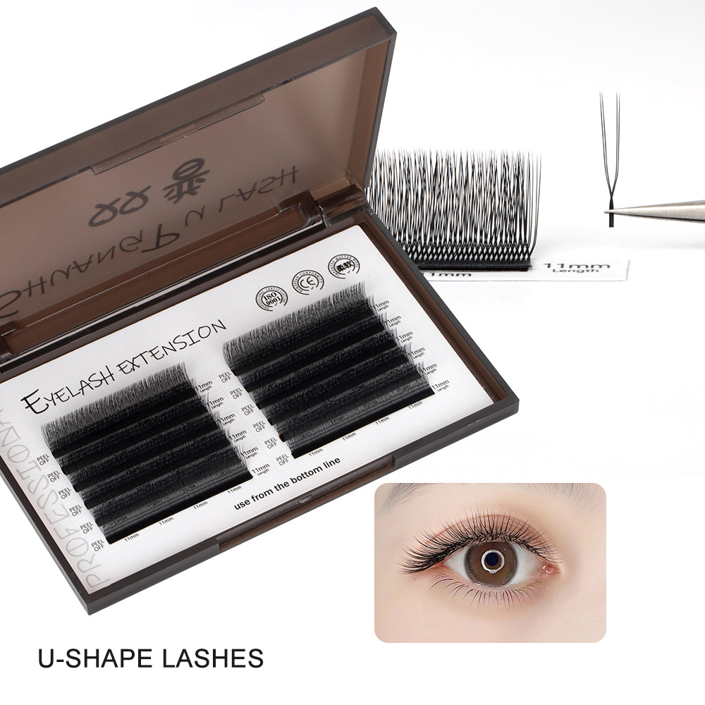 U Shaped Lashes