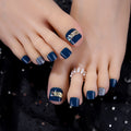 Press On Toe nails Set 24pcs/12 sizes XNT079