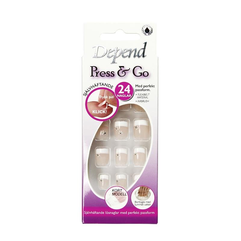 Nail Kit Press & Go, Pink Princess, Short