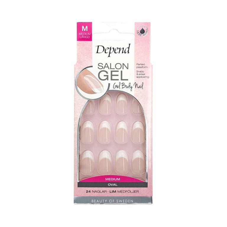 Nail Kit Salon Gel, Medium, Oval