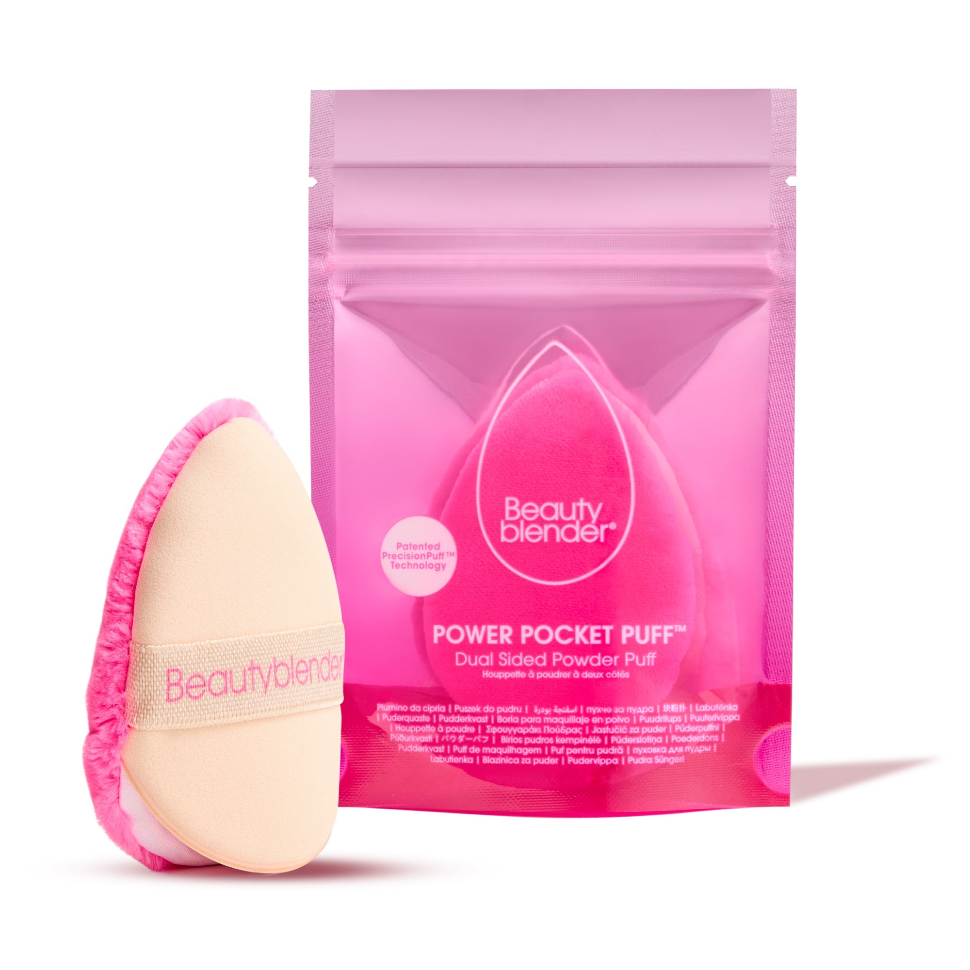 Power Pocket Puff™ Dual-Sided Powder Puff for Setting and Baking