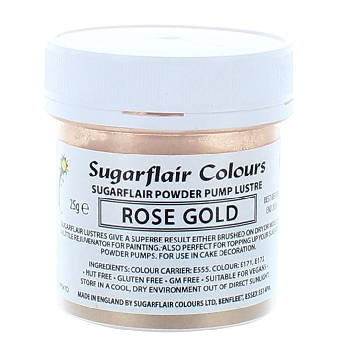 Glitter Powder Puff Spray Refill - Rose Gold -25g