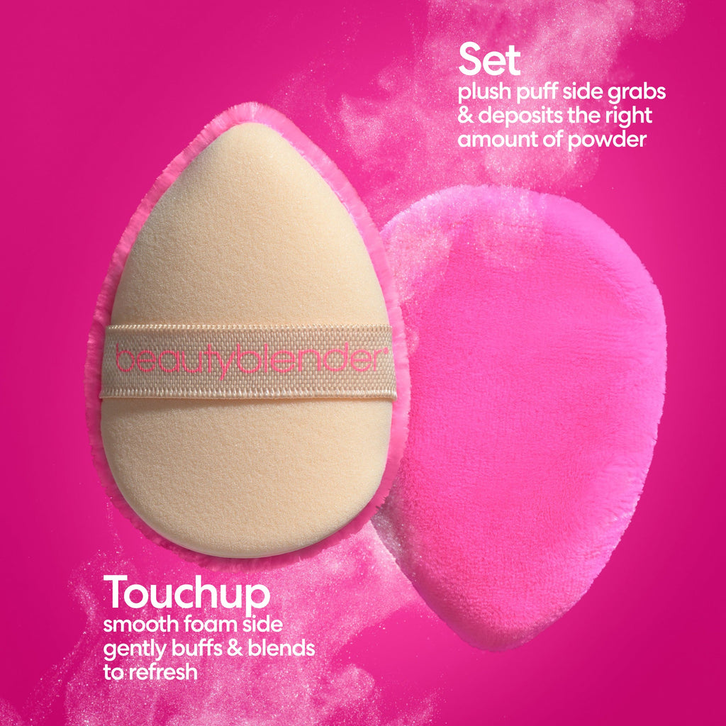 Power Pocket Puff™ Dual-Sided Powder Puff for Setting and Baking