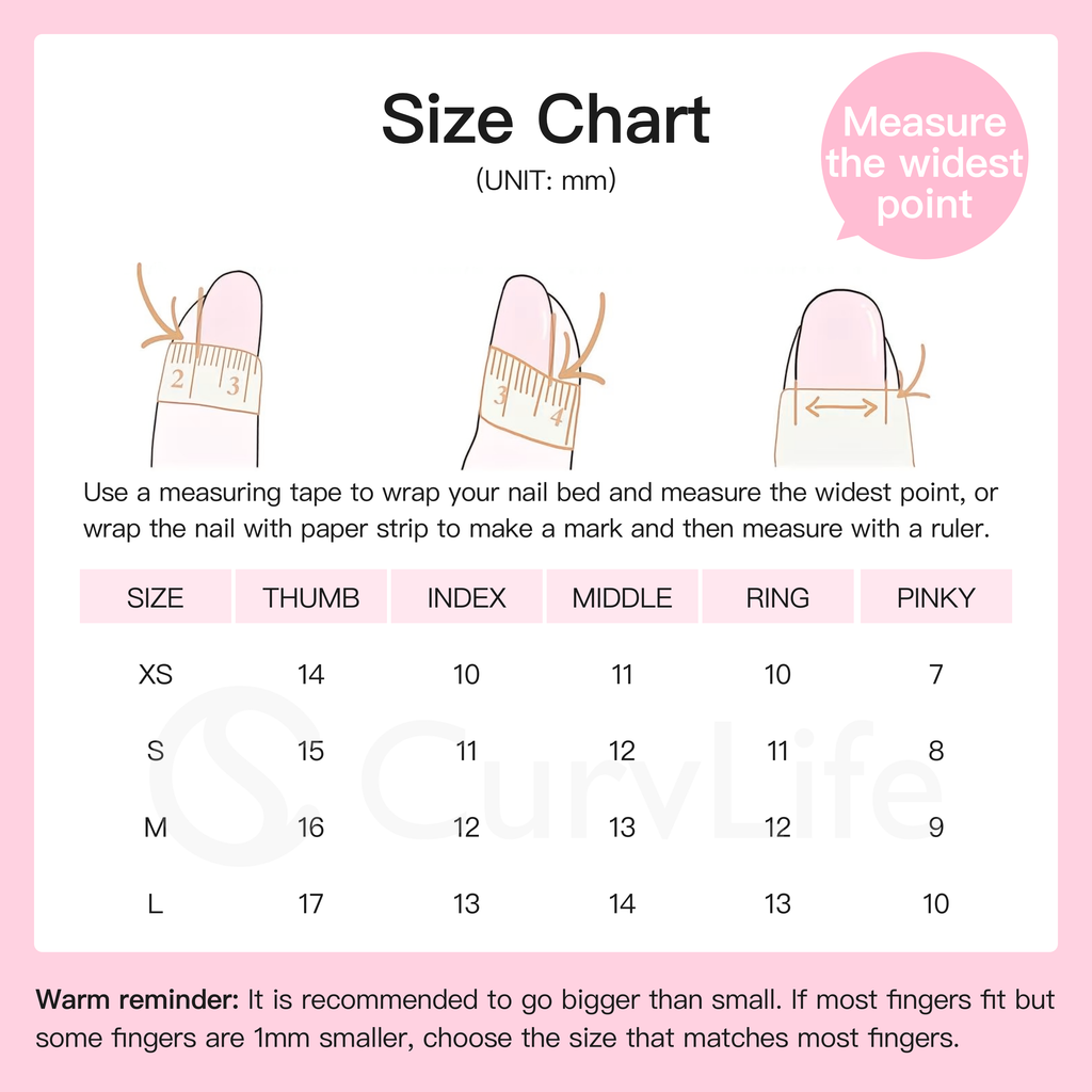 10 PCS/Set Handmade Salon-Grade Gel Press-On Nails AW1006