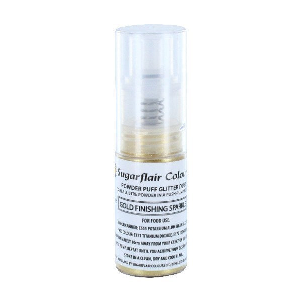 Glitter Powder Puff Spray - Sparkle Gold -10g