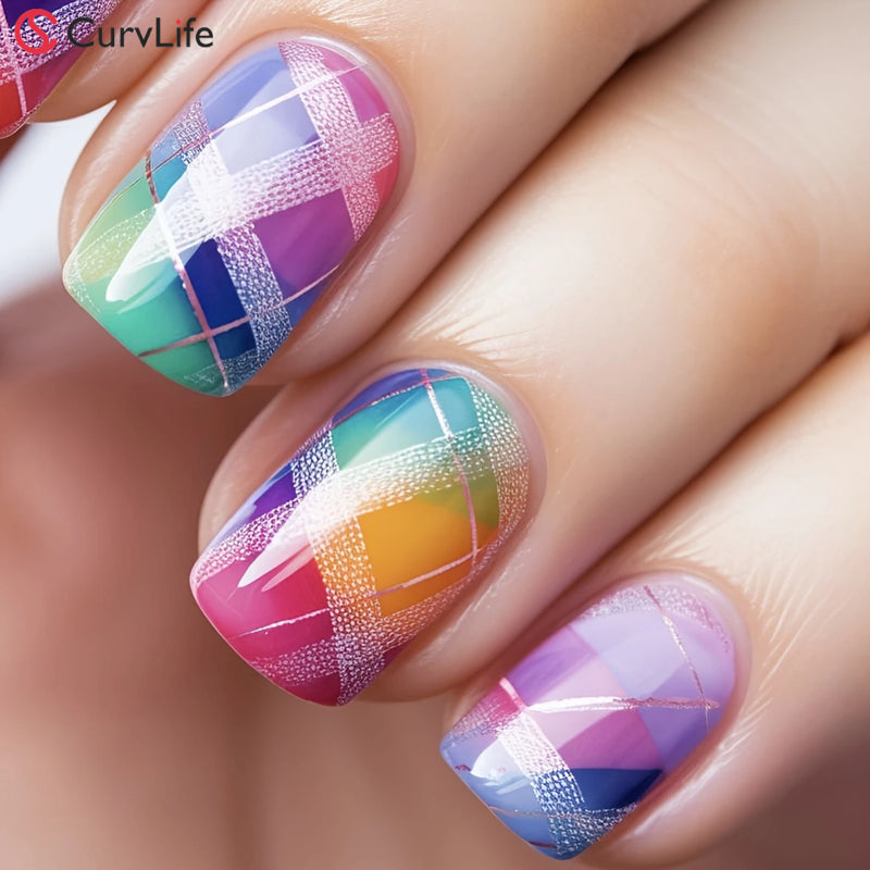 Gel Press On Nails 16 Sizes-32 Pcs Kit X004OY9OMJ